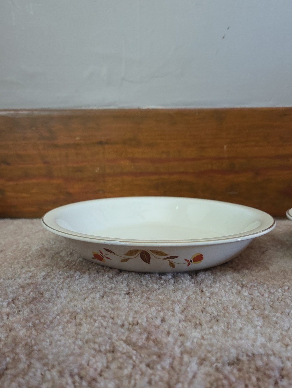 Jewel Tea Autumn Leaf Ceramic Serving Bowls